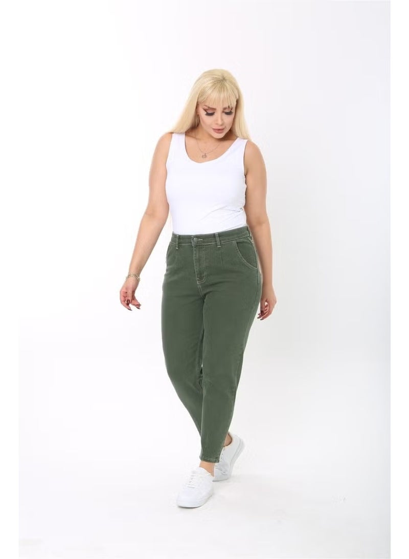 Cedy Denim جينز موم بليت بحجم زائد للنساء C600 - Image 3